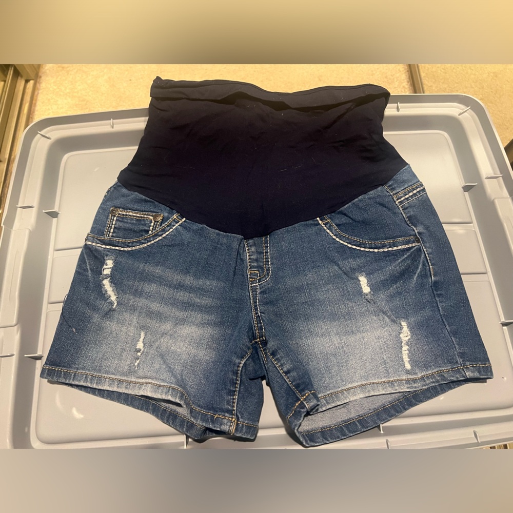 Indigo Blue Maternity shorts
